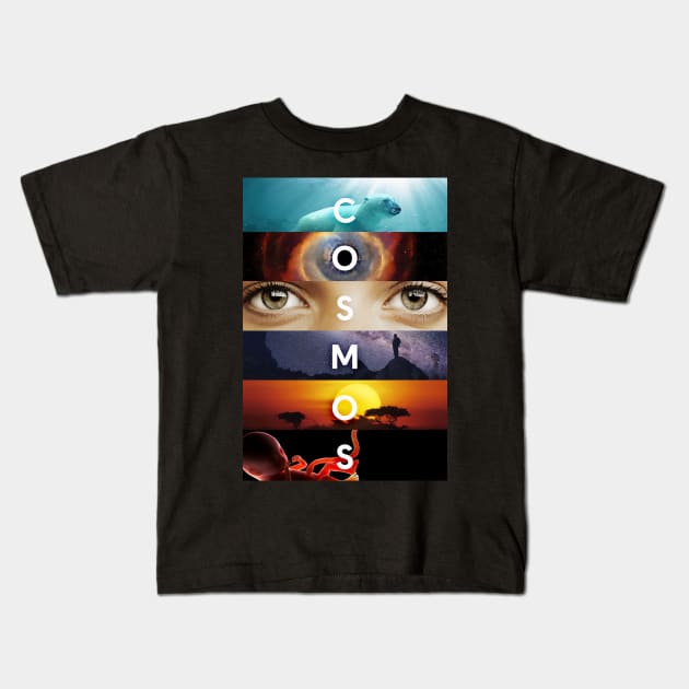 Cosmos Kids T-Shirt by diiiana